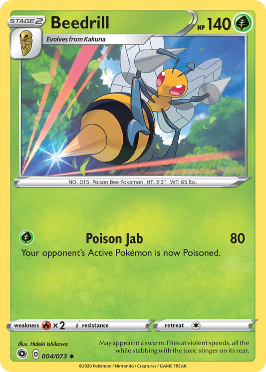(004/073) Pokemon TCG Champion������s Path Single: Beedrill  Uncommon
