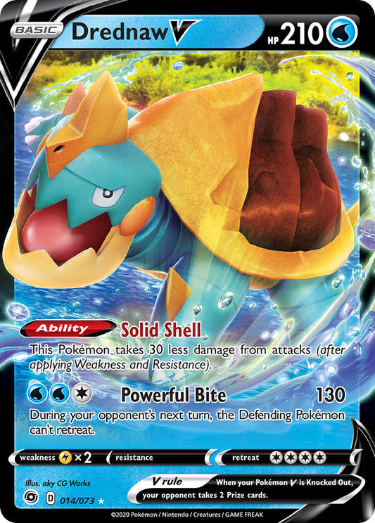 (014/073) Pokemon TCG Champion������s Path Single: Drednaw V  Ultra Rare