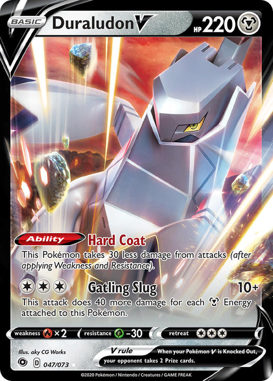 (047/073) Pokemon TCG Champion������s Path Single: Duraludon V  Ultra Rare