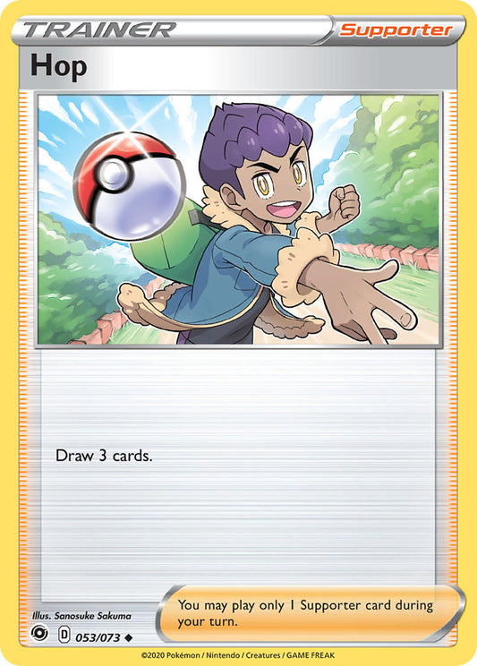 (053/073) Pokemon TCG Champion������s Path Single: Hop Reverse Holo Uncommon