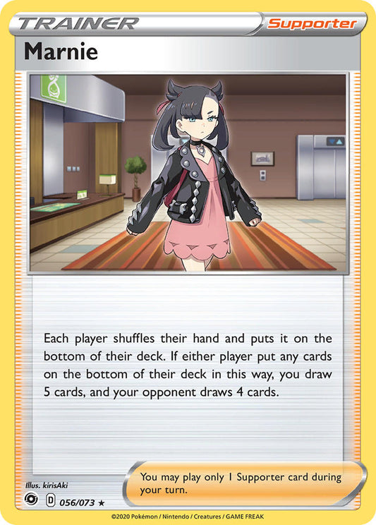 (056/073) Pokemon TCG Champion������s Path Single: Marnie Reverse Holo Holo Rare
