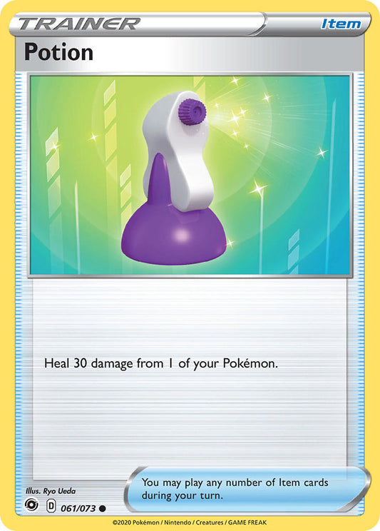 (061/073) Pokemon TCG Champion������s Path Single: Potion Reverse Holo Common
