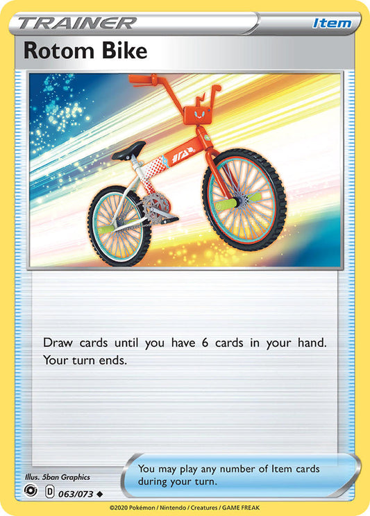 (063/073) Pokemon TCG Champion������s Path Single: Rotom Bike Reverse Holo Uncommon