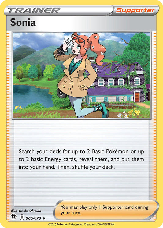 (065/073) Pokemon TCG Champion������s Path Single: Sonia  Uncommon