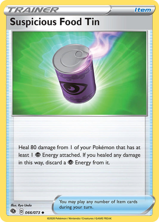 (066/073) Pokemon TCG Champion������s Path Single: Suspicious Food Tin  Uncommon