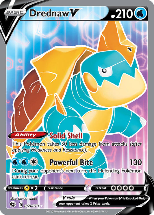 (069/073) Pokemon TCG Champion������s Path Single: Drednaw V  Ultra Rare