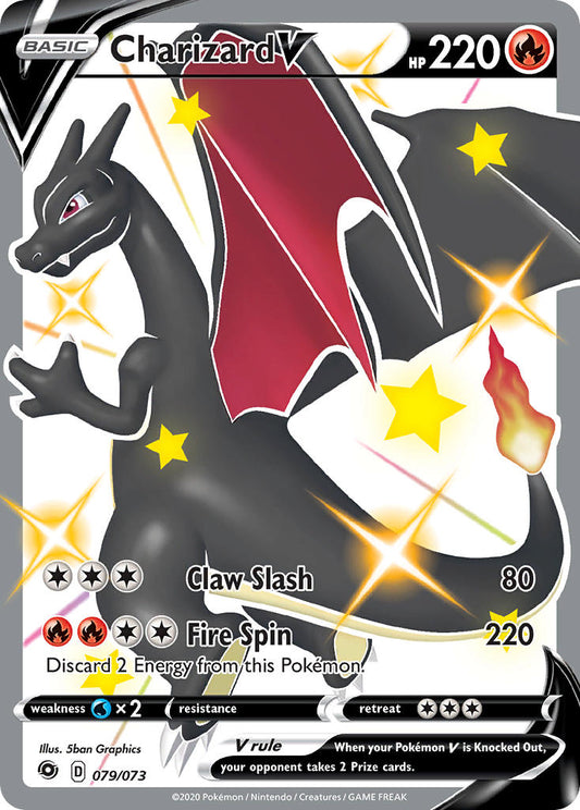 (079/073) Pokemon TCG Champion������s Path Single: Charizard V  Secret Rare