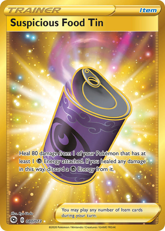 (080/073) Pokemon TCG Champion������s Path Single: Suspicious Food Tin  Secret Rare