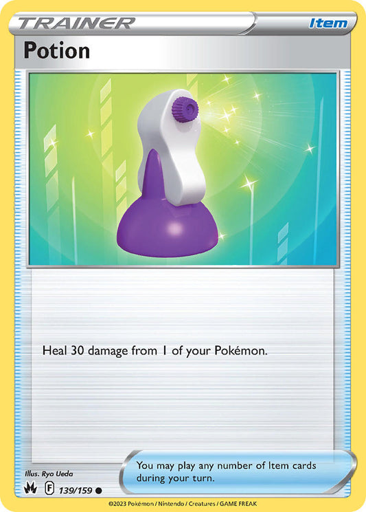 (139/159) Pokemon TCG Crown Zenith Single: Potion  Common