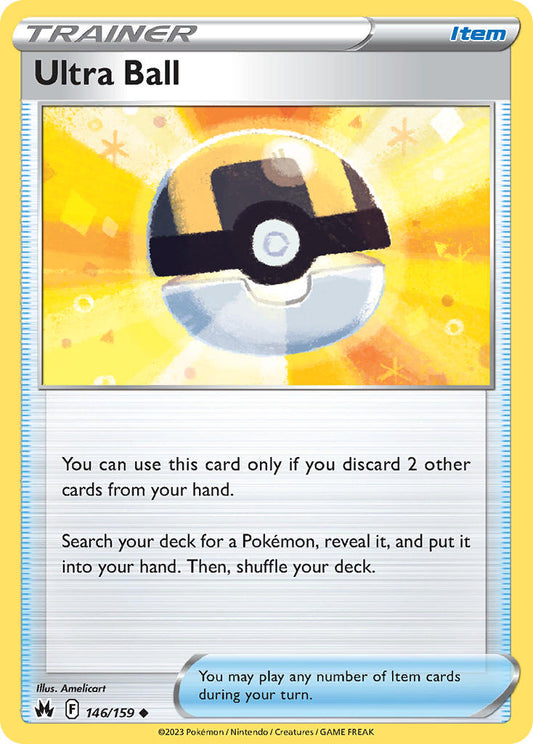 (146/159) Pokemon TCG Crown Zenith Single: Ultra Ball  Uncommon