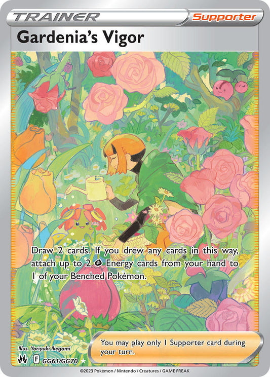 (GG61/GG70) Pokemon TCG Crown Zenith Single: Gardenia's Vigor  Ultra Rare