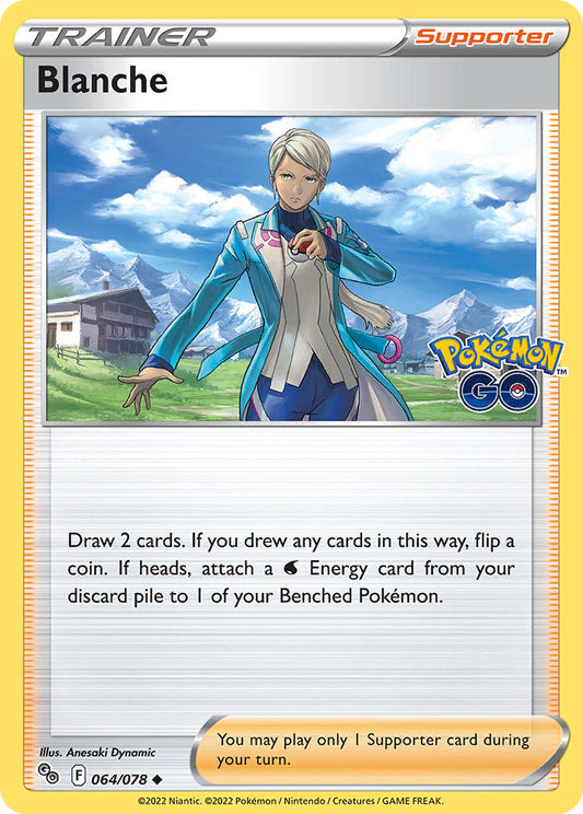 (064/078) Pokemon TCG Pok���mon GO Single: Blanche Reverse Holo Uncommon