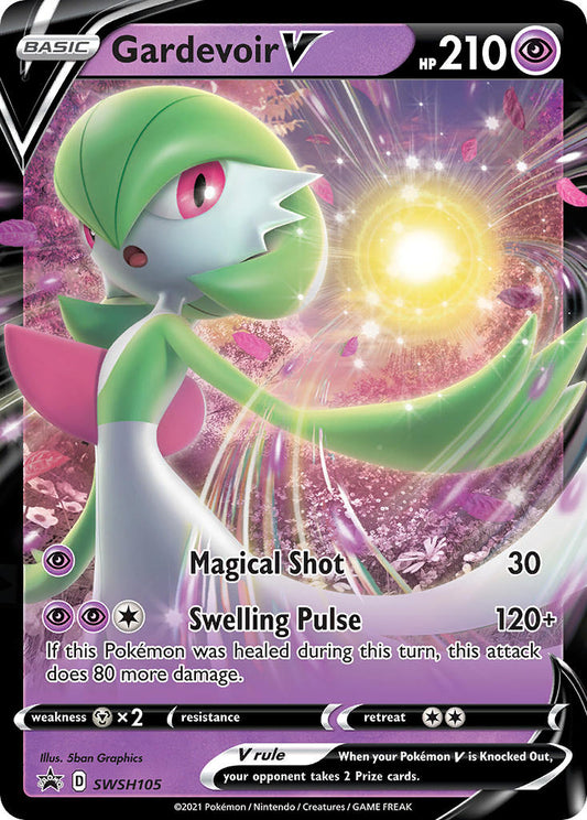 (105) Pokemon TCG SWSH Black Star Promos Single: Gardevoir V  Promo