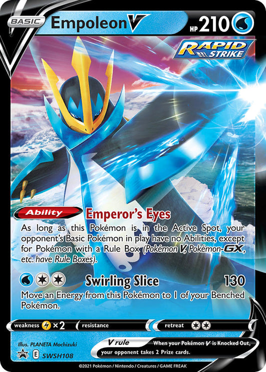 (108) Pokemon TCG SWSH Black Star Promos Single: Empoleon V  Promo