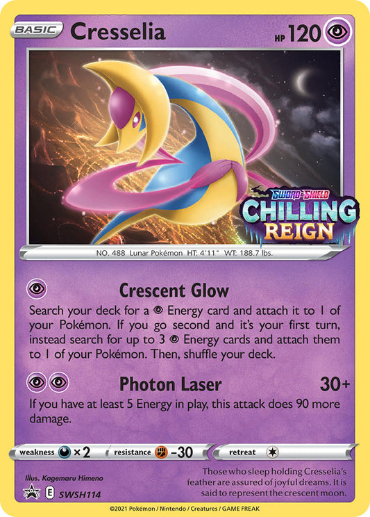 (114) Pokemon TCG SWSH Black Star Promos Single: Cresselia  Promo