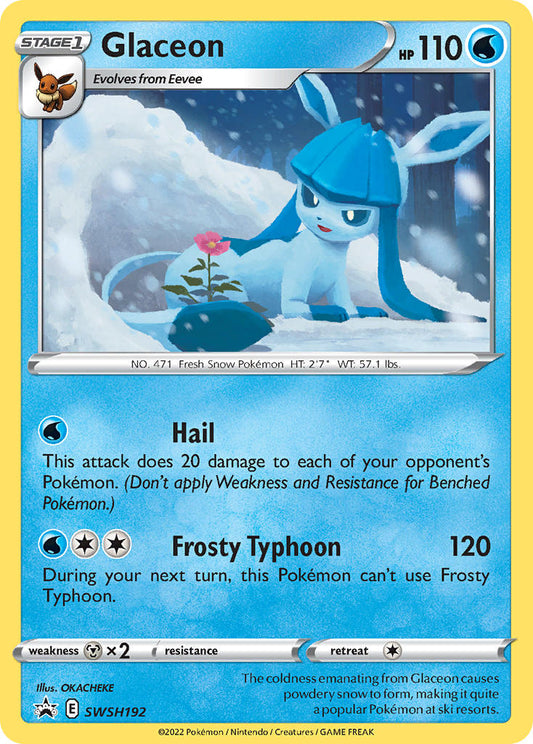 (192) Pokemon TCG SWSH Black Star Promos Single: Glaceon  Promo