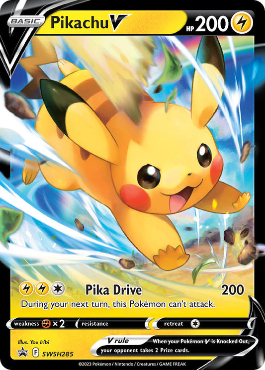 (285) Pokemon TCG SWSH Black Star Promos Single: Pikachu V  Promo