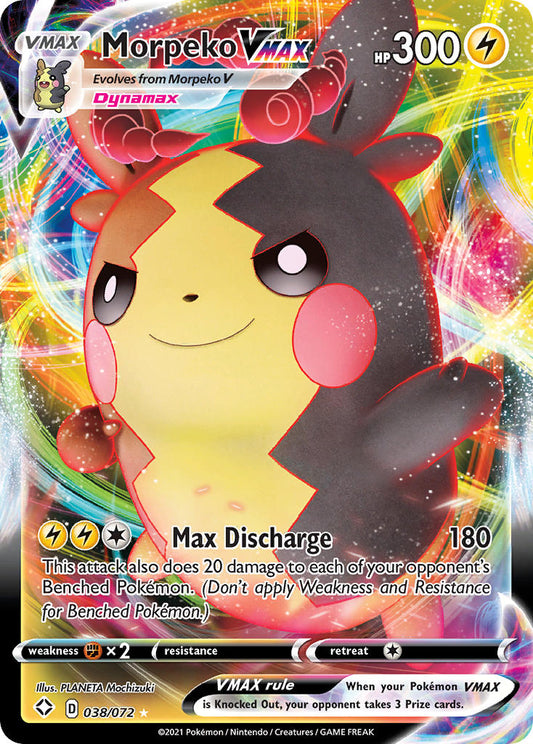 (038/072) Pokemon TCG Shining Fates Single: Morpeko VMAX  Ultra Rare