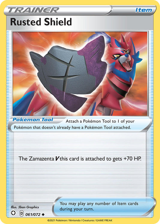 (061/072) Pokemon TCG Shining Fates Single: Rusted Shield Reverse Holo Uncommon
