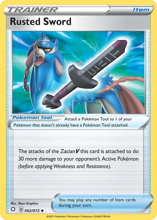 (062/072) Pokemon TCG Shining Fates Single: Rusted Sword  Uncommon