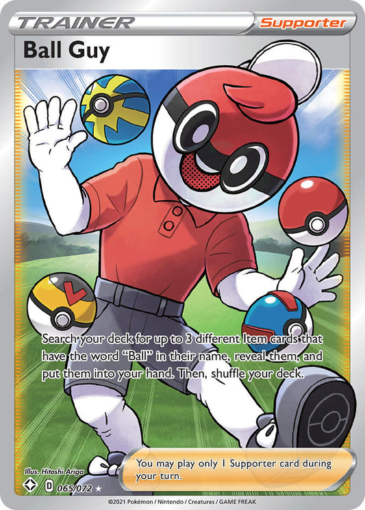 (065/072) Pokemon TCG Shining Fates Single: Ball Guy  Ultra Rare