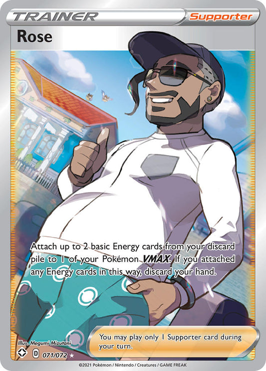 (071/072) Pokemon TCG Shining Fates Single: Rose  Ultra Rare