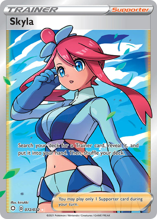 (072/072) Pokemon TCG Shining Fates Single: Skyla  Ultra Rare