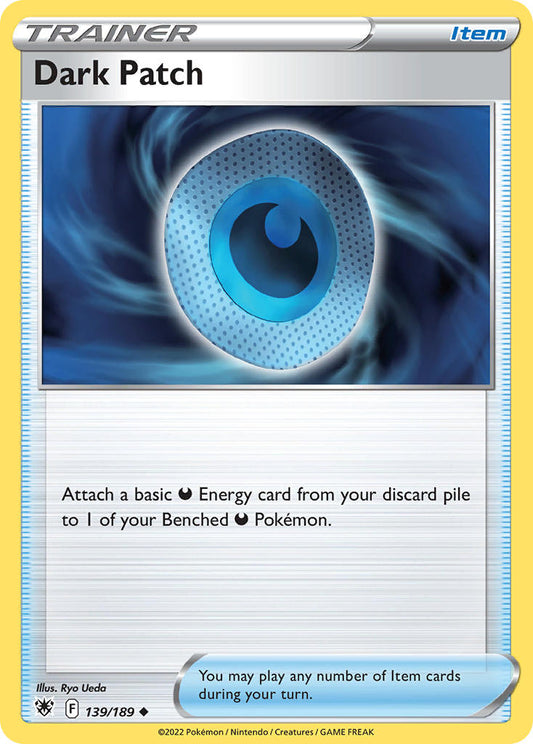(139/189) Pokemon TCG Astral Radiance Single: Dark Patch Reverse Holo Uncommon