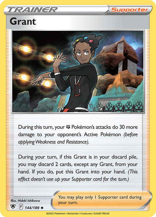 (144/189) Pokemon TCG Astral Radiance Single: Grant  Uncommon