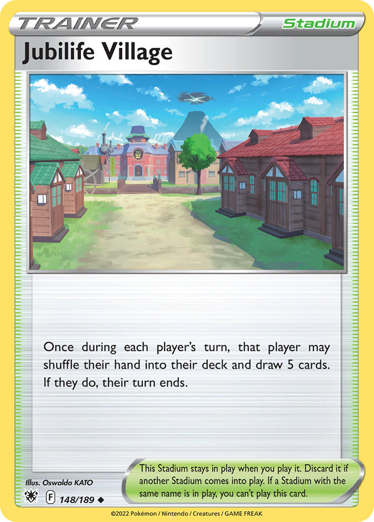 (148/189) Pokemon TCG Astral Radiance Single: Jubilife Village Reverse Holo Uncommon