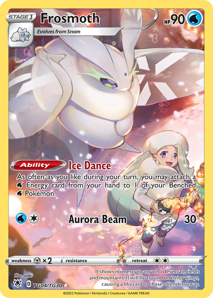 (TG04/TG30) Pokemon TCG Astral Radiance Single: Frosmoth  Holo Rare
