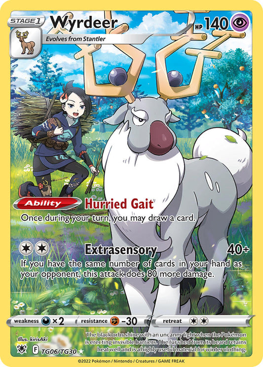 (TG06/TG30) Pokemon TCG Astral Radiance Single: Wyrdeer  Holo Rare