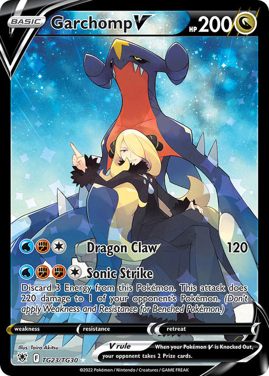 (TG23/TG30) Pokemon TCG Astral Radiance Single: Garchomp V  Ultra Rare