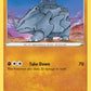 (089/196) Pokemon TCG Lost Origin Single: Rhyhorn Reverse Holo Common