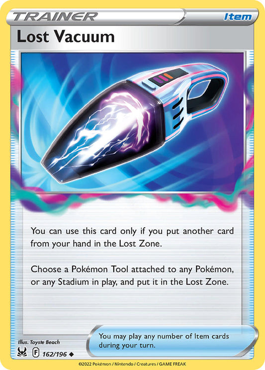 (162/196) Pokemon TCG Lost Origin Single: Lost Vacuum  Uncommon