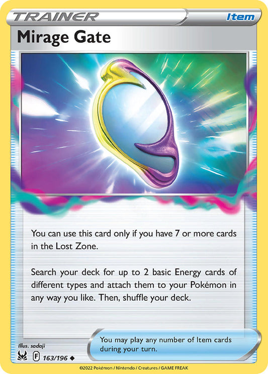 (163/196) Pokemon TCG Lost Origin Single: Mirage Gate Reverse Holo Uncommon