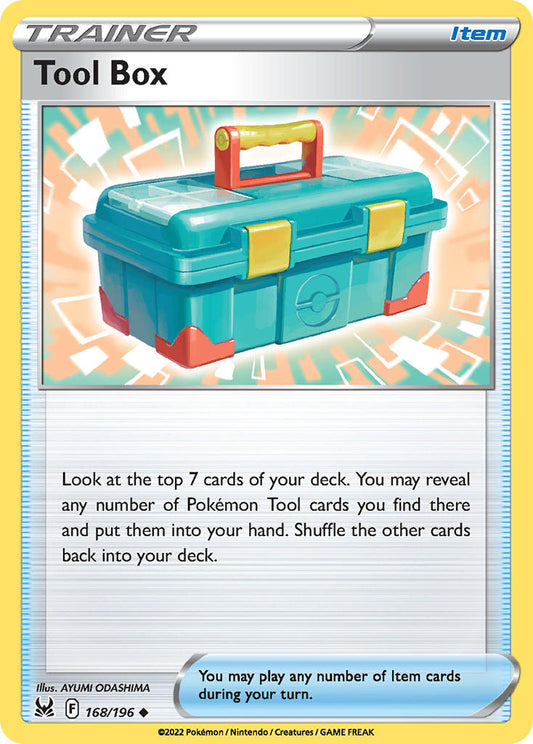 (168/196) Pokemon TCG Lost Origin Single: Tool Box Reverse Holo Uncommon