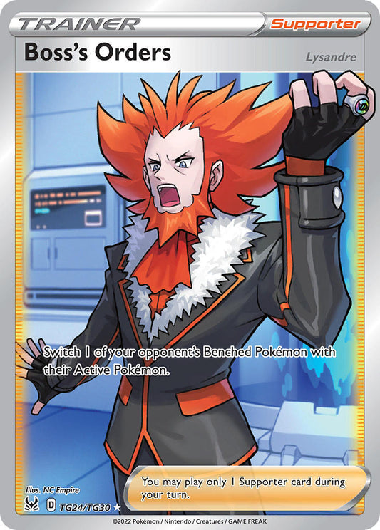 (TG24/TG30) Pokemon TCG Lost Origin Single: Boss's Orders  Ultra Rare