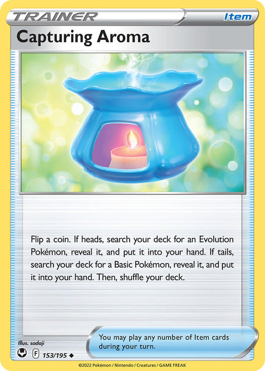 (153/195) Pokemon TCG Silver Tempest Single: Capturing Aroma Reverse Holo Uncommon