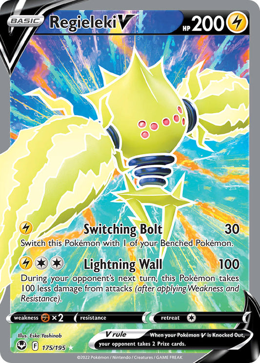 (175/195) Pokemon TCG Silver Tempest Single: Regieleki V  Ultra Rare