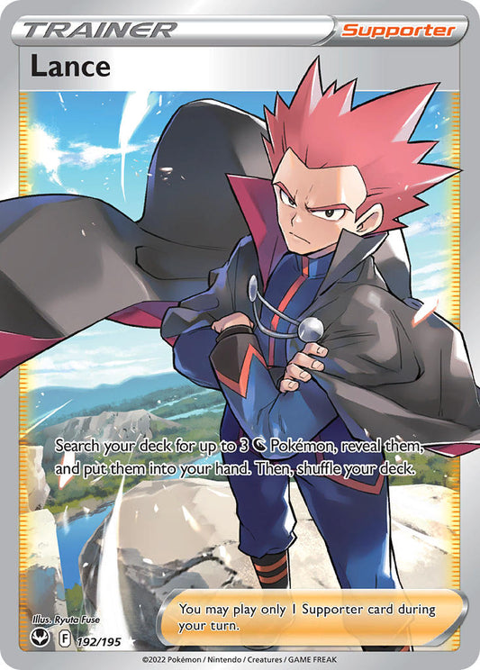 (192/195) Pokemon TCG Silver Tempest Single: Lance  Ultra Rare