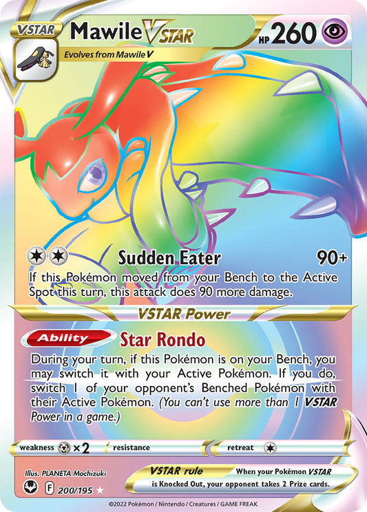 (200/195) Pokemon TCG Silver Tempest Single: Mawile VSTAR  Secret Rare