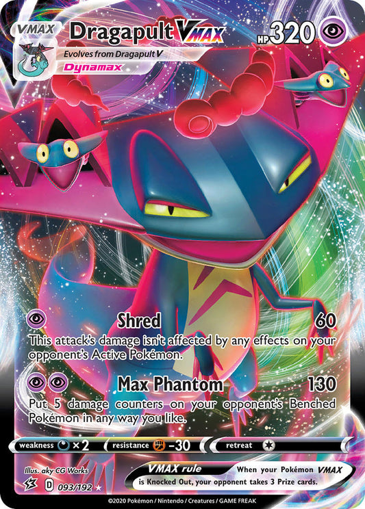 (093/192) Pokemon TCG Rebel Clash Single: Dragapult VMAX  Ultra Rare