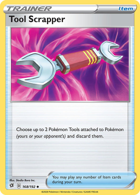 (168/192) Pokemon TCG Rebel Clash Single: Tool Scrapper Reverse Holo Uncommon