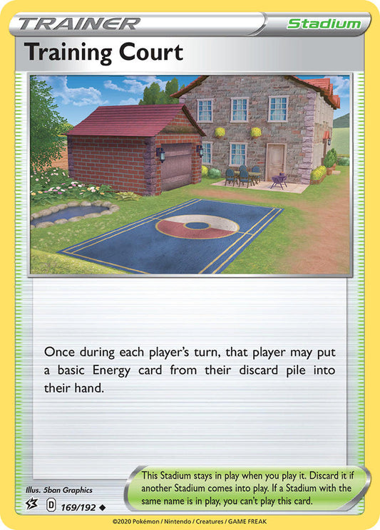 (169/192) Pokemon TCG Rebel Clash Single: Training Court Reverse Holo Uncommon