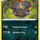 (109/189) Pokemon TCG Darkness Ablaze Single: Zweilous Reverse Holo Uncommon