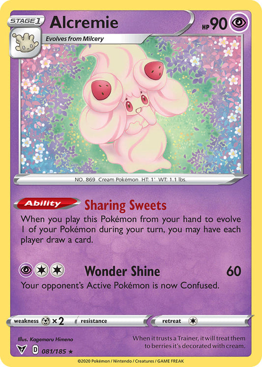 (081/185) Pokemon TCG Vivid Voltage Single: Alcremie  Rare