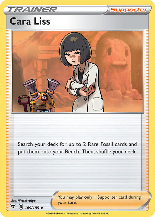(149/185) Pokemon TCG Vivid Voltage Single: Cara Liss Reverse Holo Uncommon