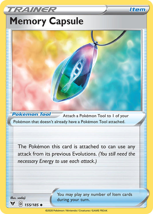 (155/185) Pokemon TCG Vivid Voltage Single: Memory Capsule  Uncommon