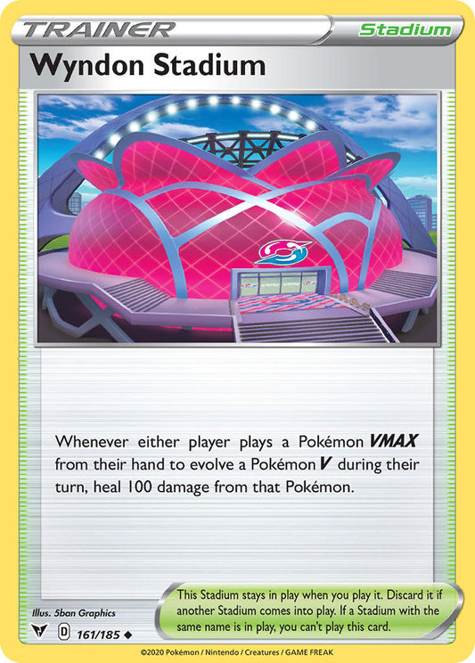 (161/185) Pokemon TCG Vivid Voltage Single: Wyndon Stadium  Uncommon